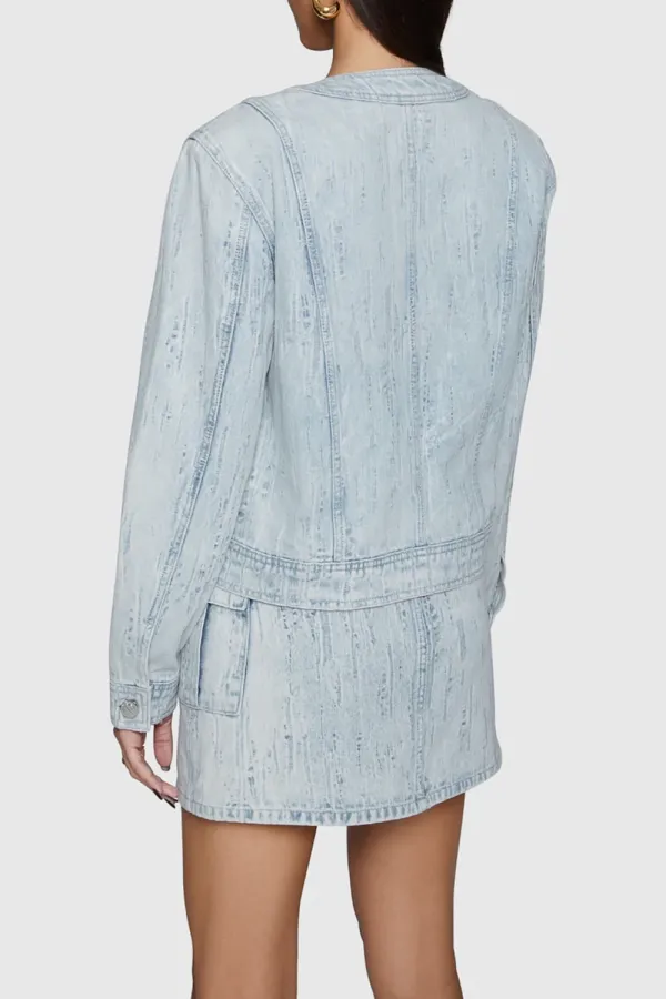 Stylish Pocket Denim Jacket