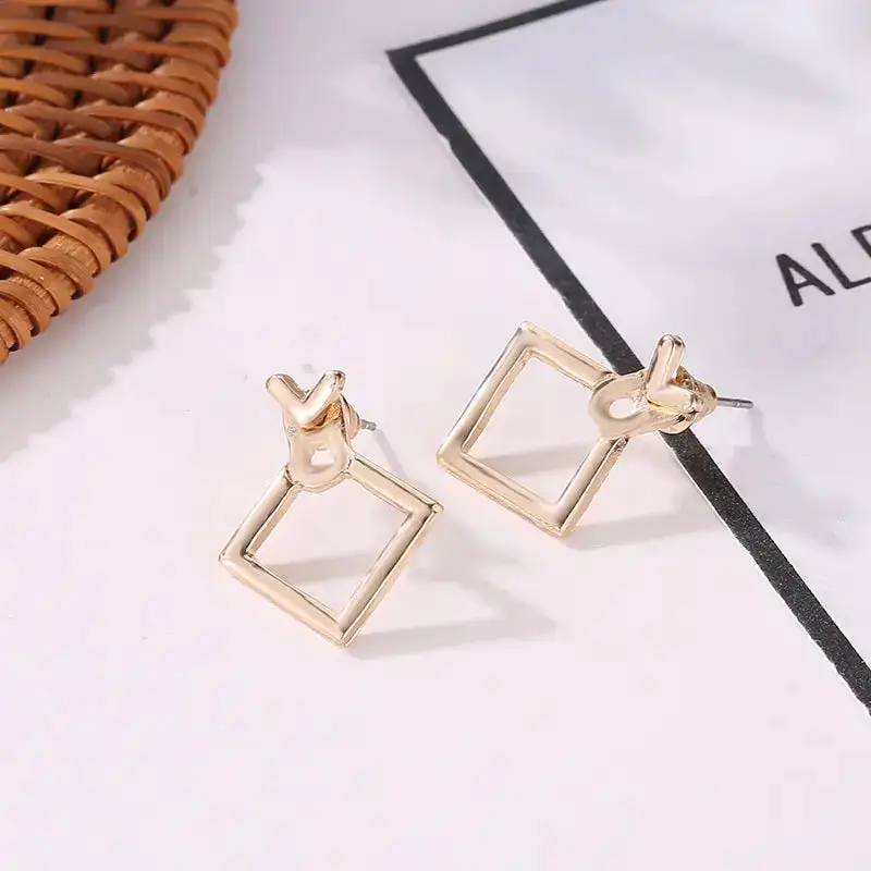 Geneva Square Ear Jacket Jewelry