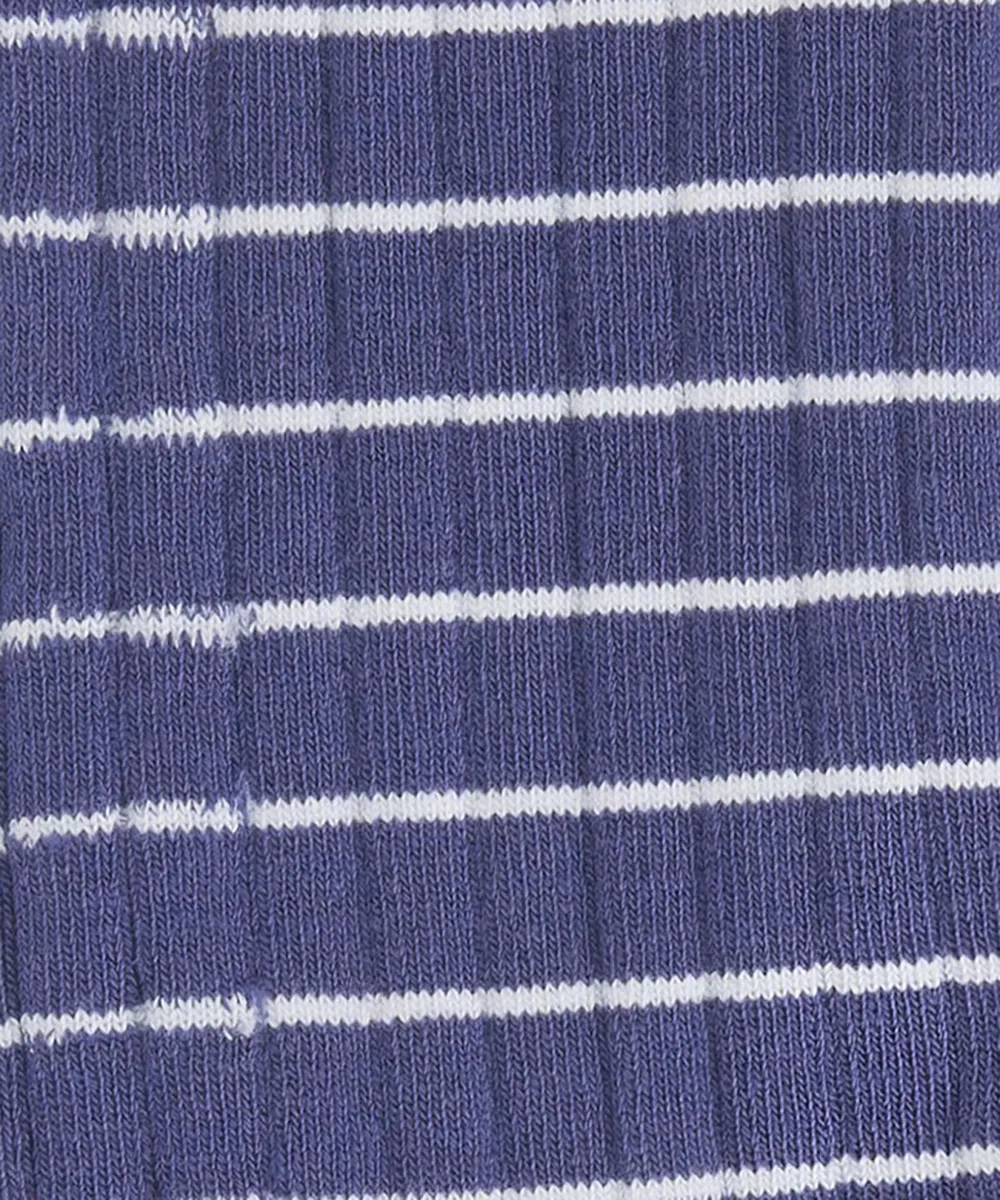 Casual Style Striped Trouser Sock
