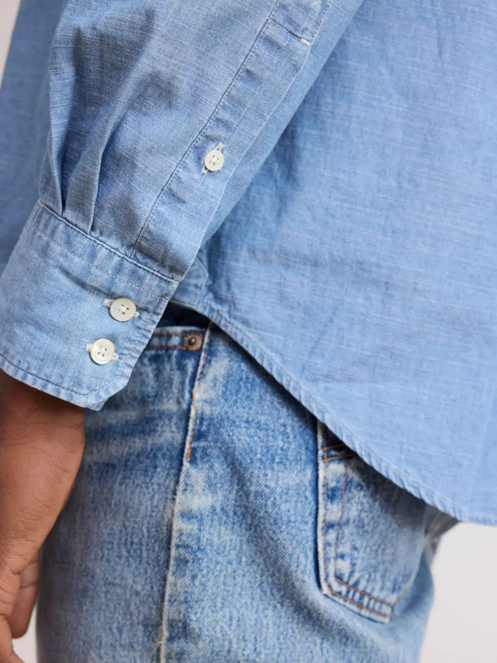 Casual Soft And Comfortable Indigo Blue Shirt
