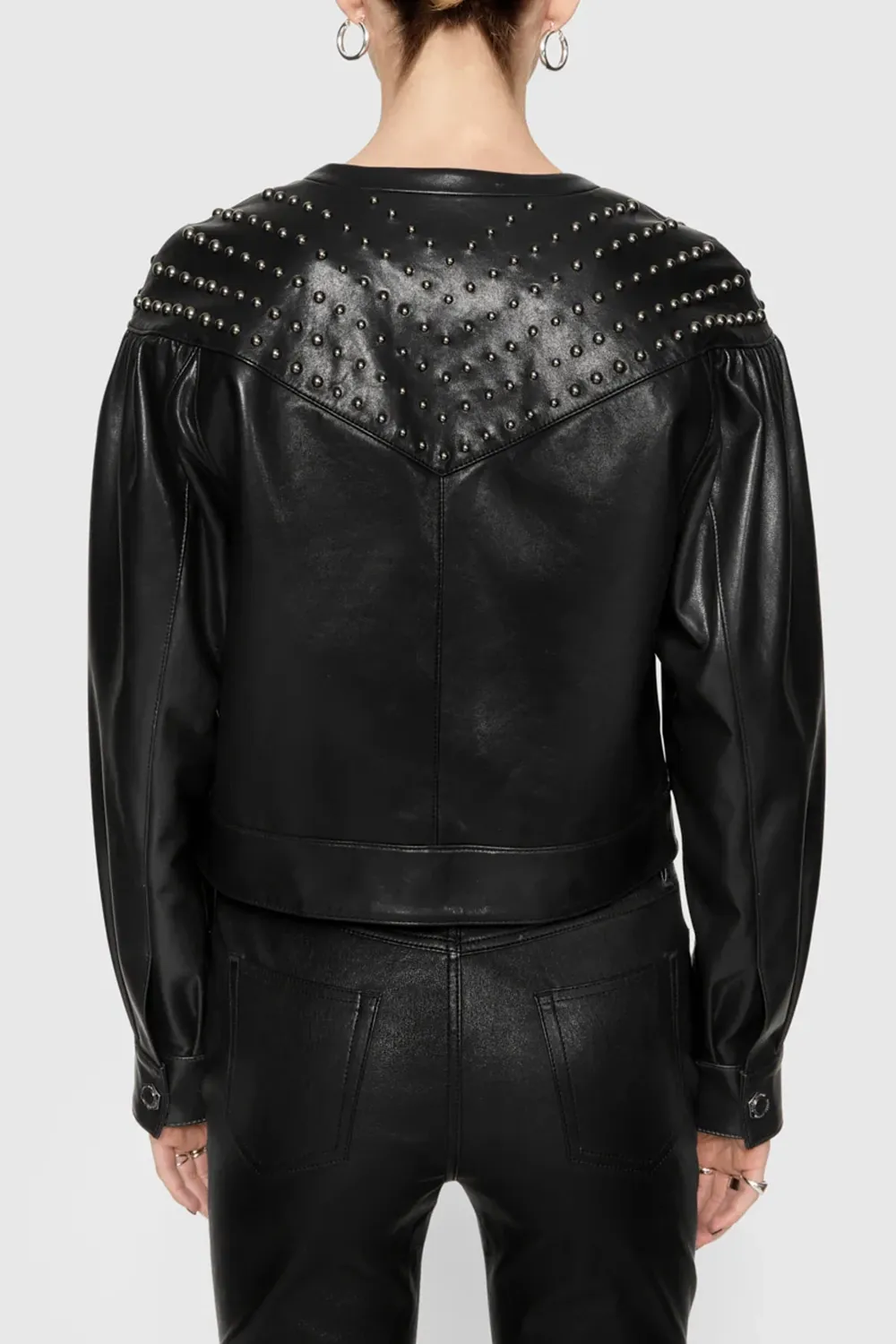 Women'S Stylish Zipper Leather Jacket