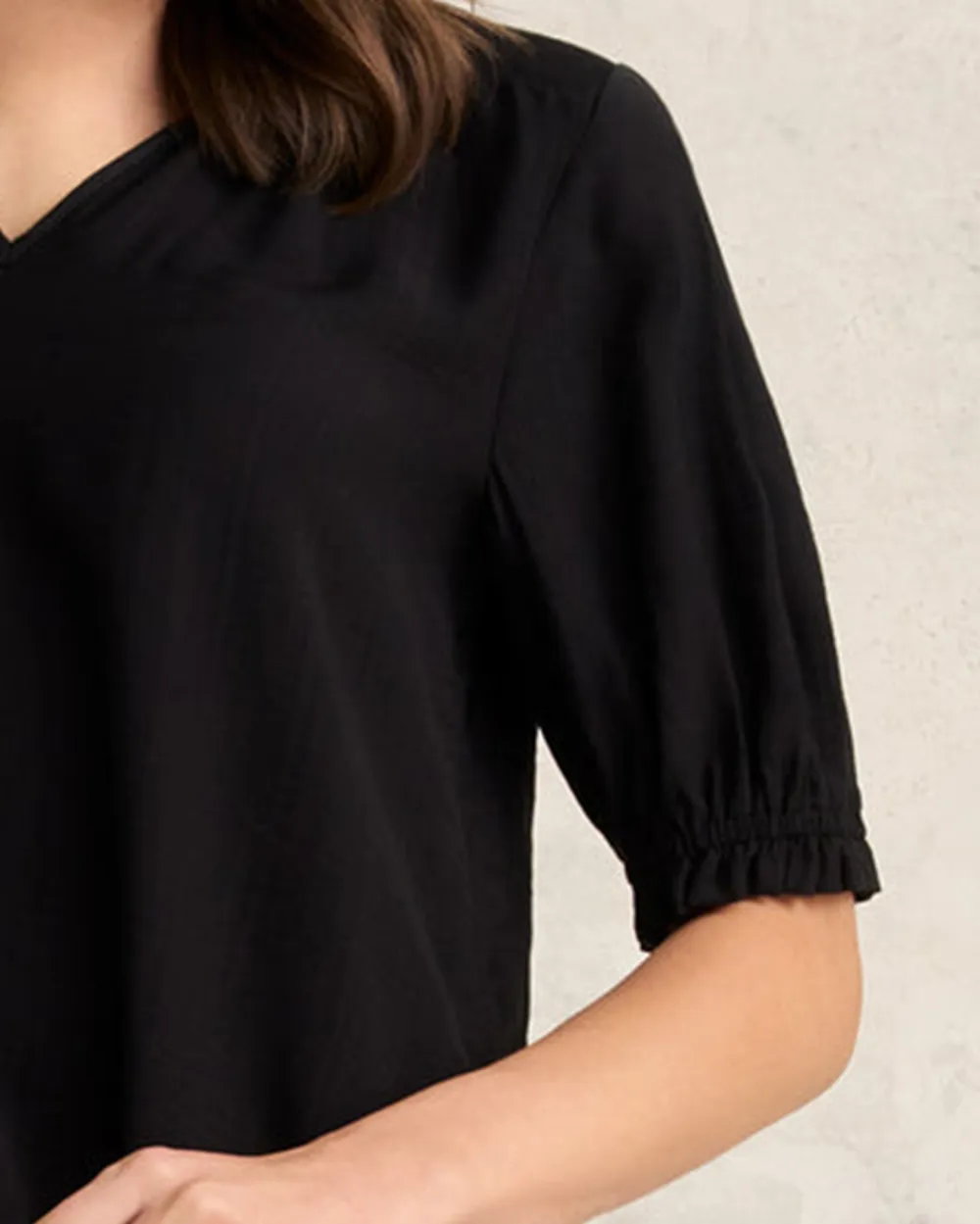 Frill Neck Blouse