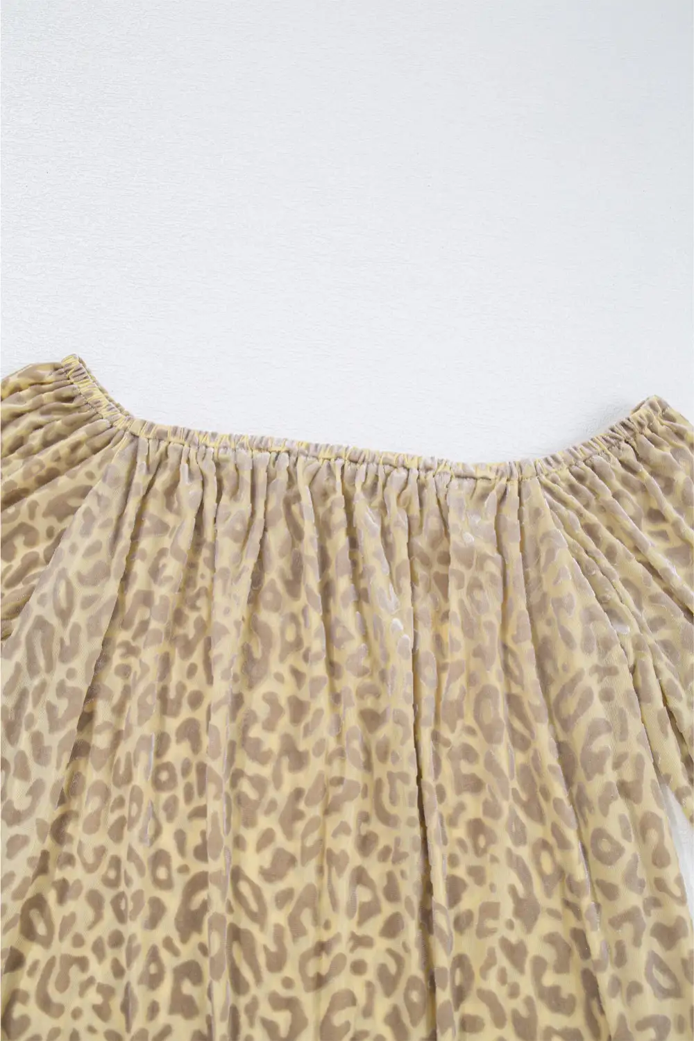 Leopard Print Long Sleeve Western Inspired Blouse