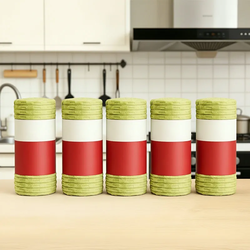 Multipurpose Reusable Tear-Off Cleaning Cloth Roll