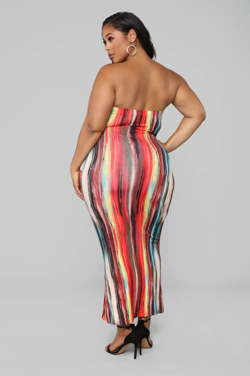 Work Of Art Dress - Red/Multi