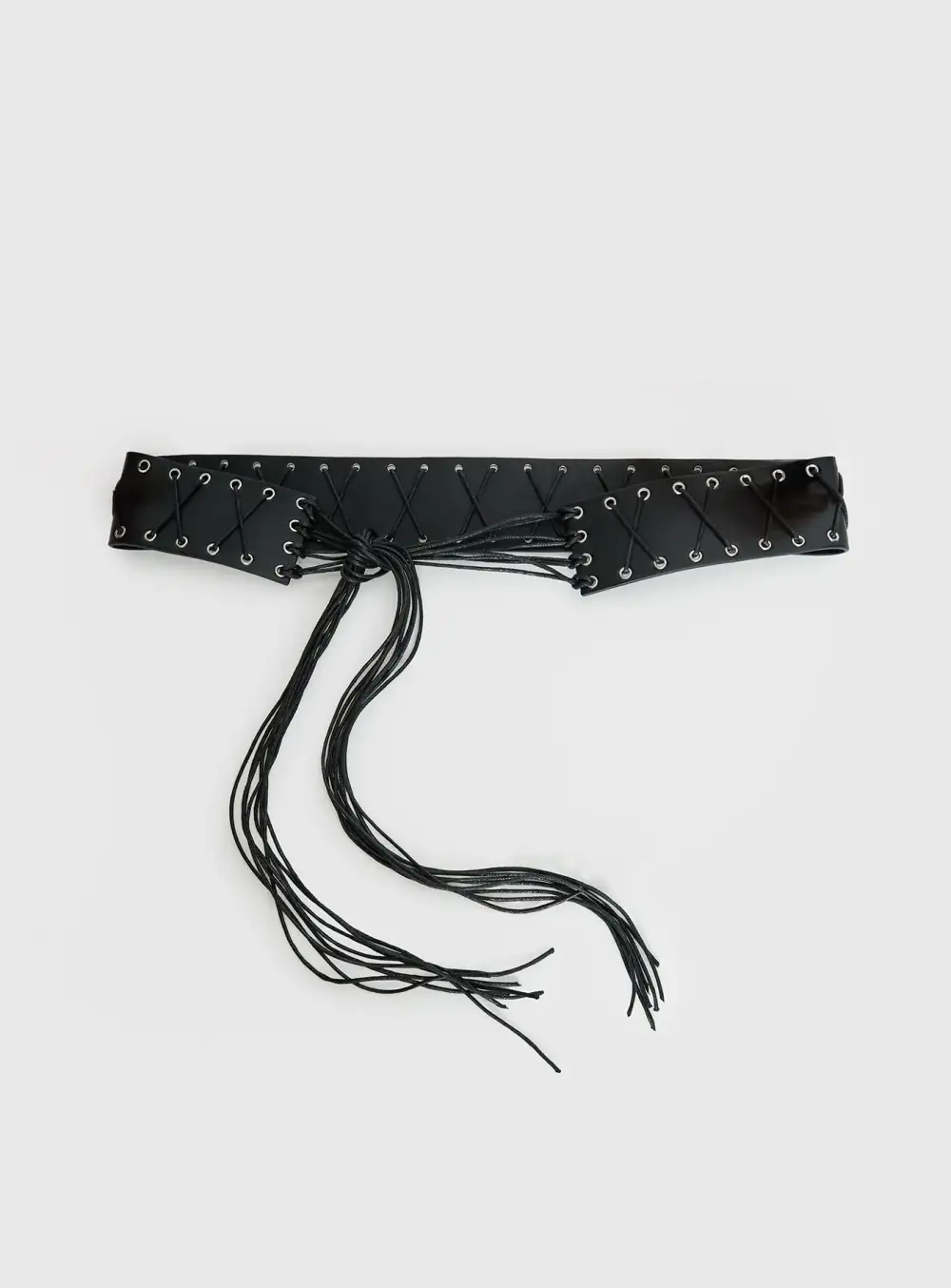 Weekend Tassel Faux Leather Belt