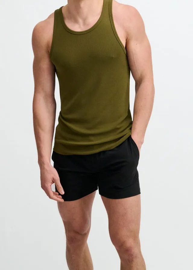 Daily Ribbed Stretch Tank Top