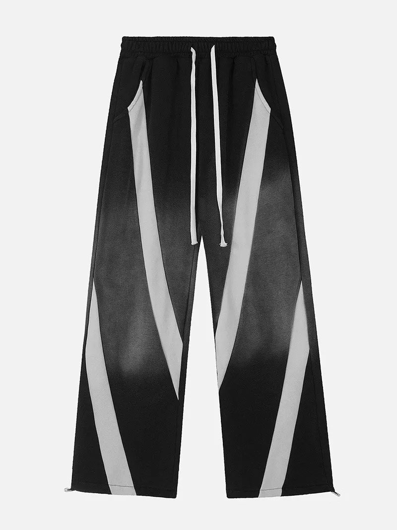 Gradient Patchwork Sweatpants