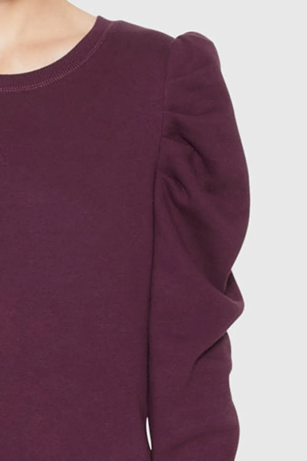 Crew Neck Garnet Hoodie