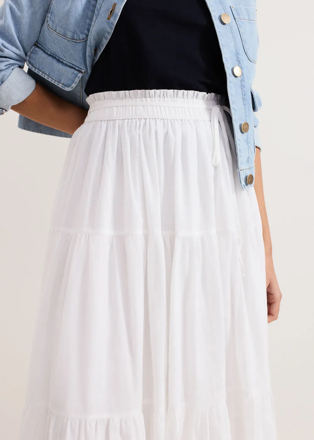 Solid-Color Pleated Quick-Drying Half Skirt