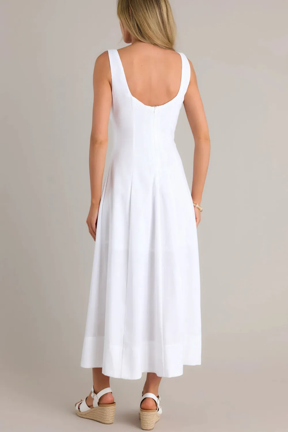 URBAN SOPHISTICATION WHITE MAXI DRESS