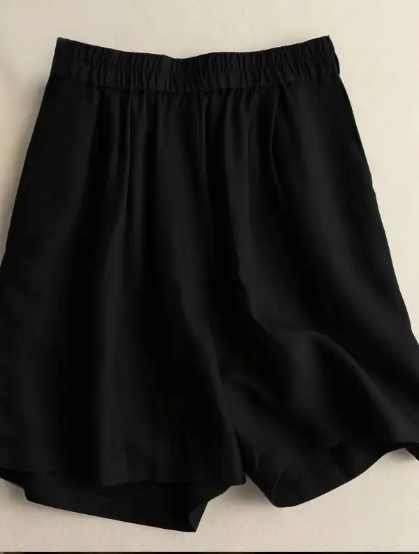 Elastic Waist Flowy Shorts
