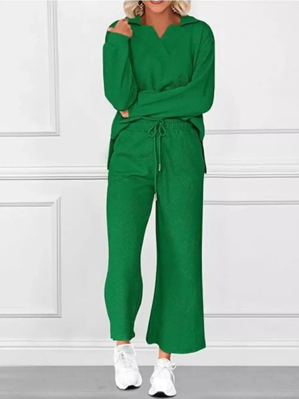 Drawstring Side Slit Set