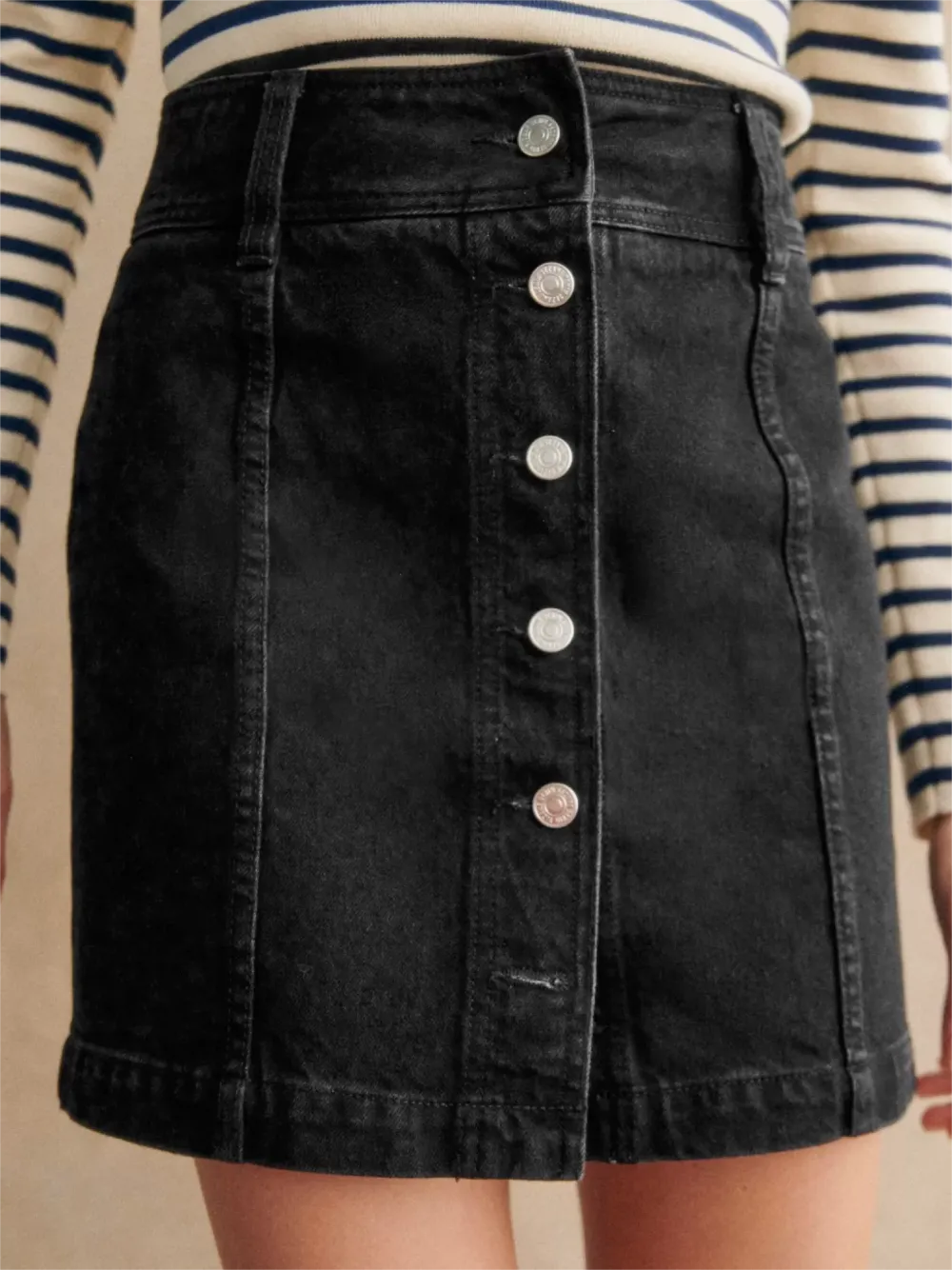 Short Suede Skirt