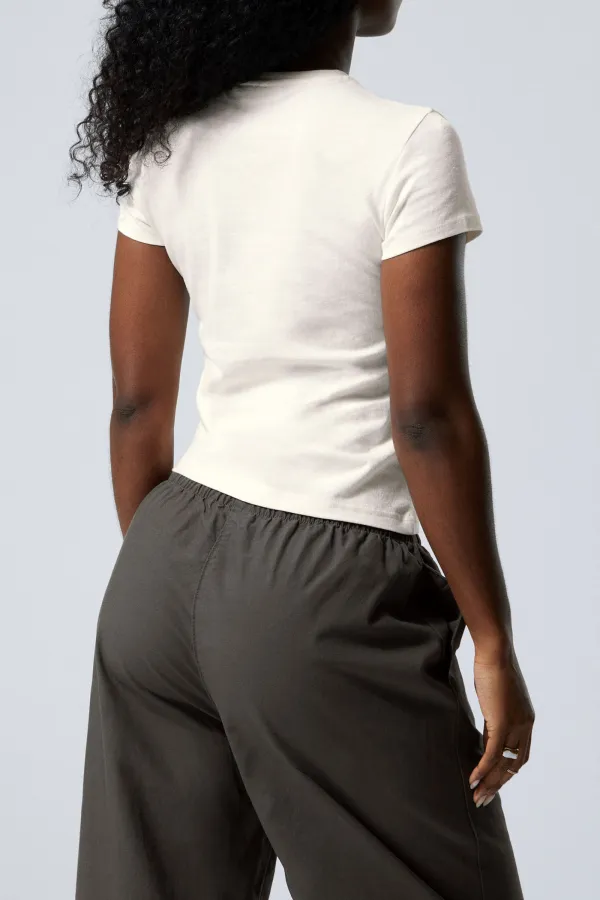 Slim Crew Neck Cotton T-Shirt