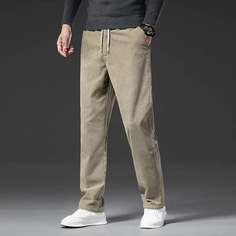 Men's Textured Corduroy Chino Pants