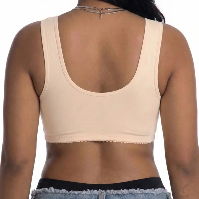Lace Front Closure Wireless Bra