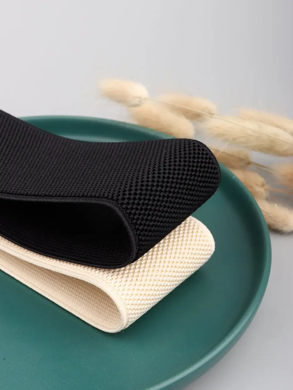 Wide Buckle Stretch Belt