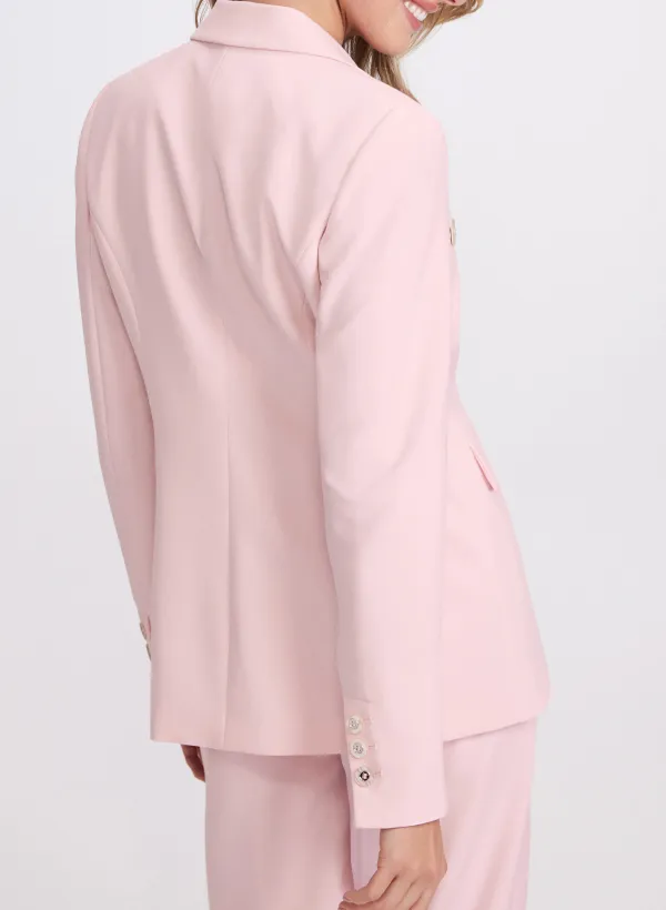 Pink Feminine Style Blazer