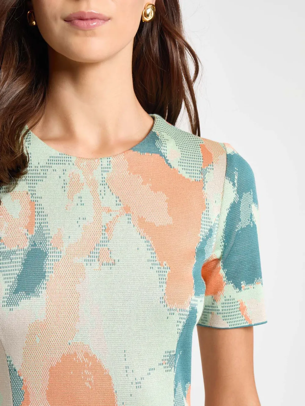 Colorful Fitted Dress