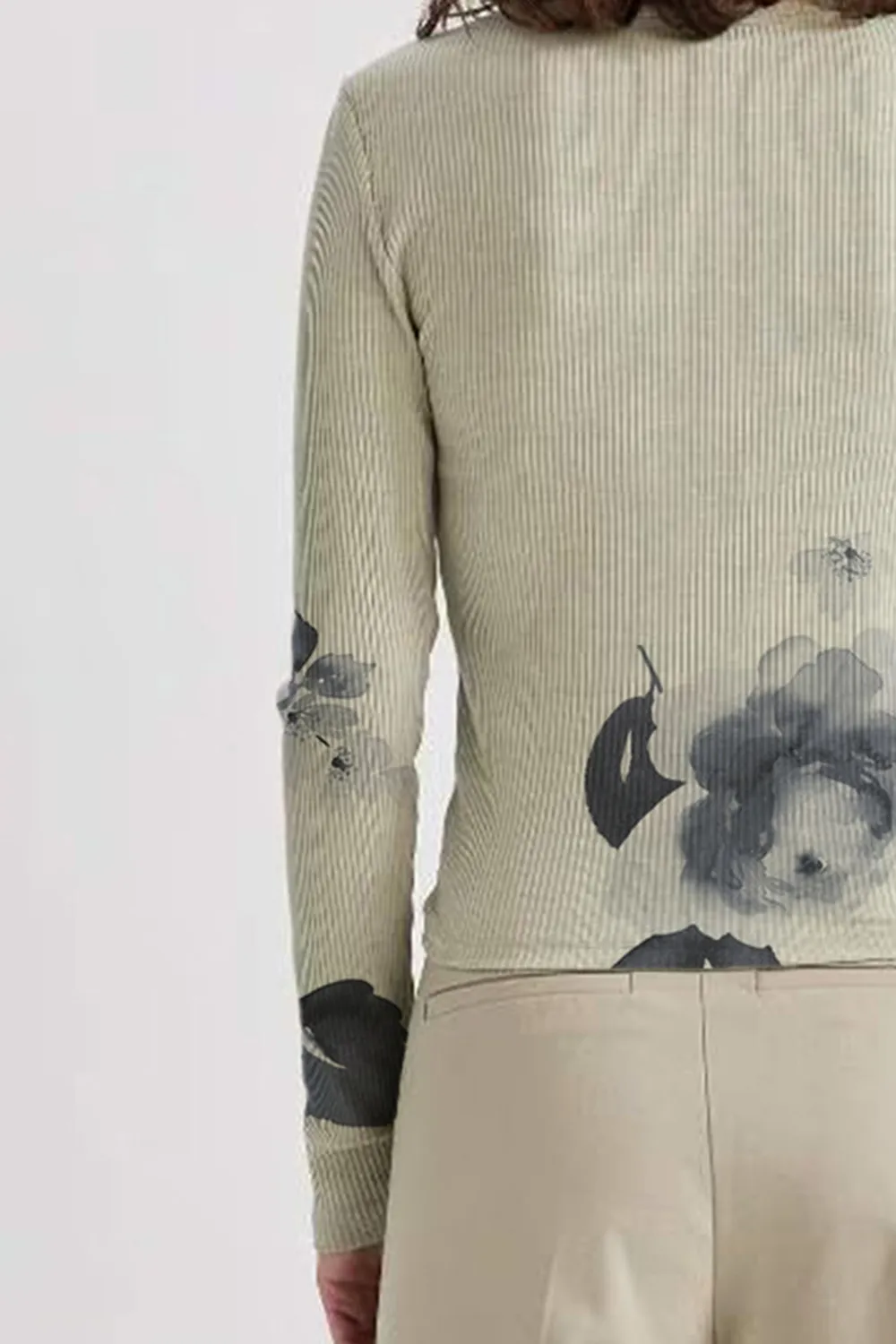 Slim Fit Crew Neck Long Sleeve T-Shirt