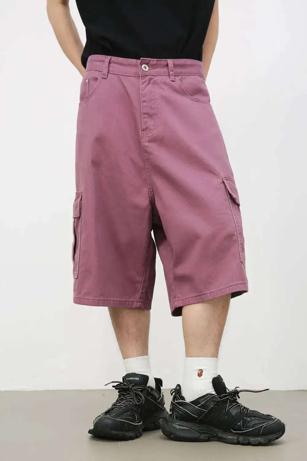 Modern Utility Cotton Blend Casual Shorts