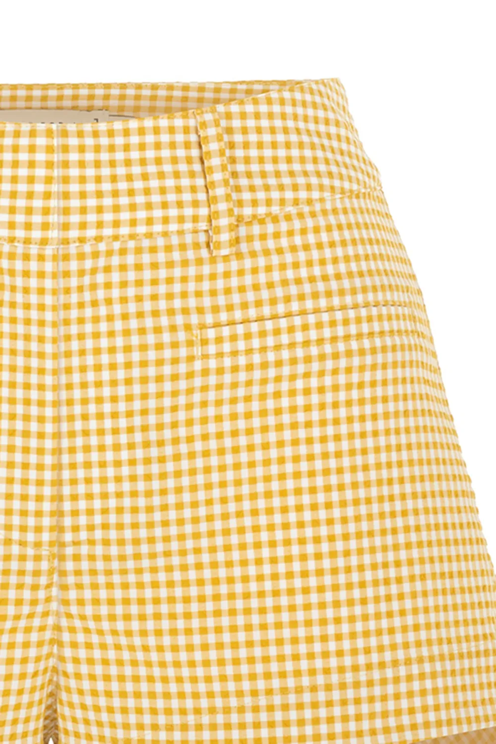 Plaid Short-Yellow