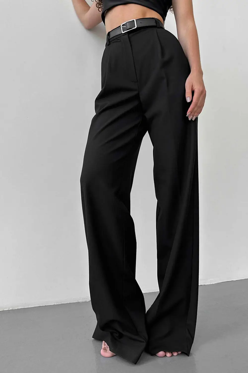 Tailored Straight Leg Pants