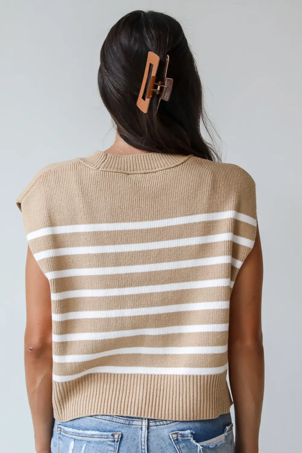 Cozy Classic Striped Sweater Top