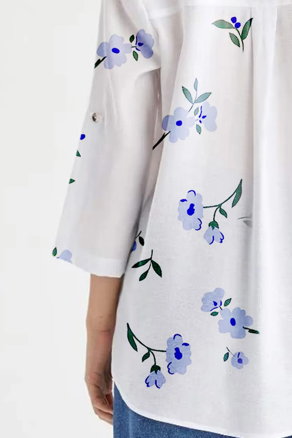 Long Sleeve Pocket Detail Shirt Tunic