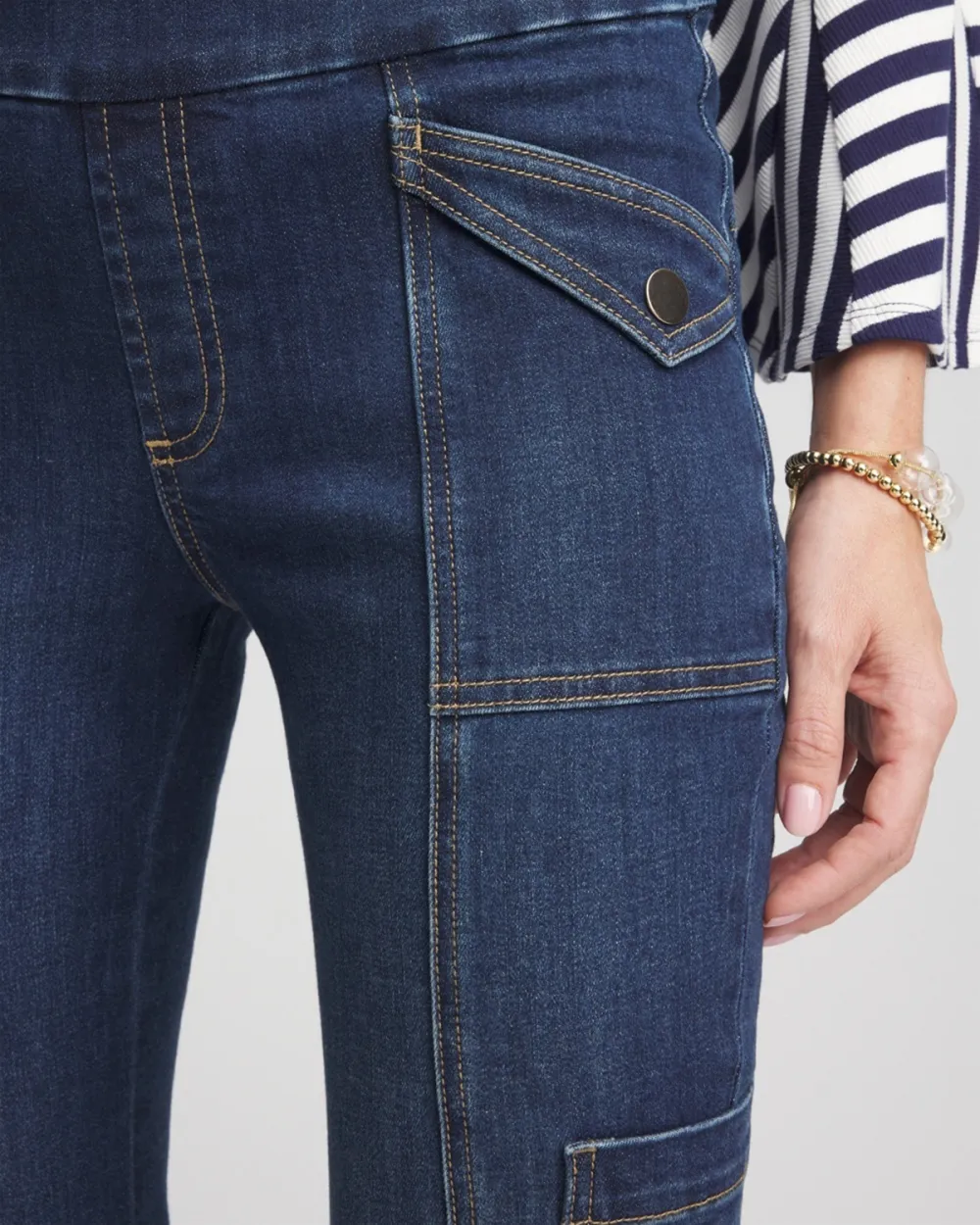 Multi Pocket Cargo Jeans