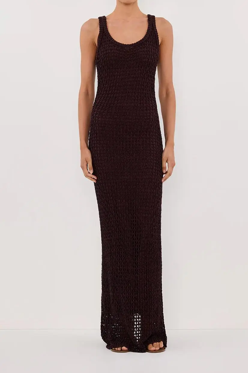 CROCHET MAXI DRESS