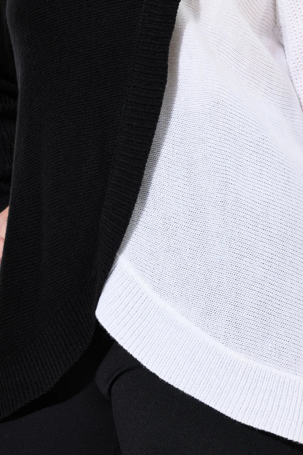 Splicing Round Neck Women's Sweater