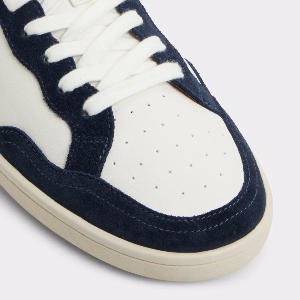 Bone Color Block Casual Style Lace Up Low Top Sneaker