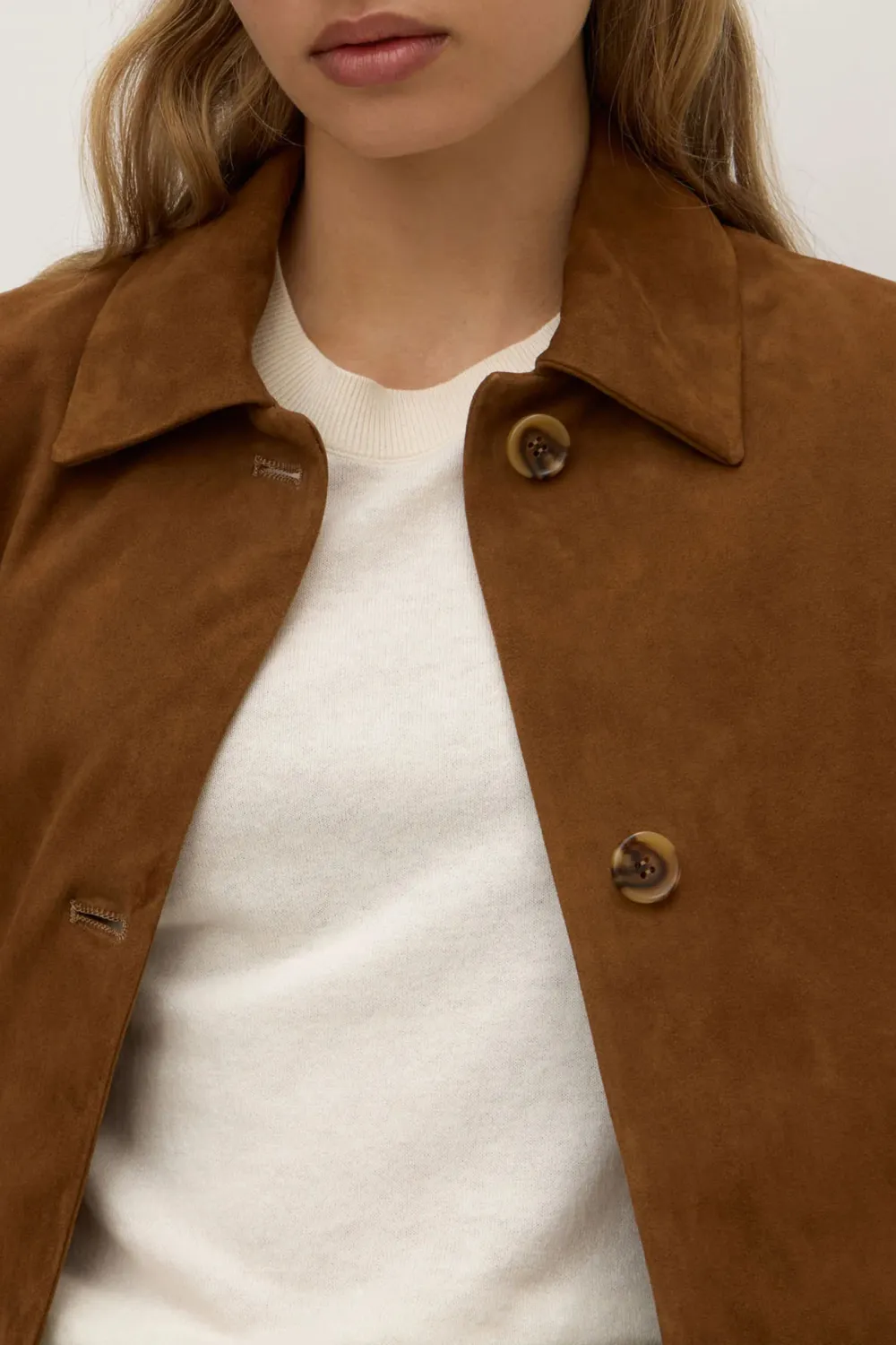 Goat Leather Suede Jacket