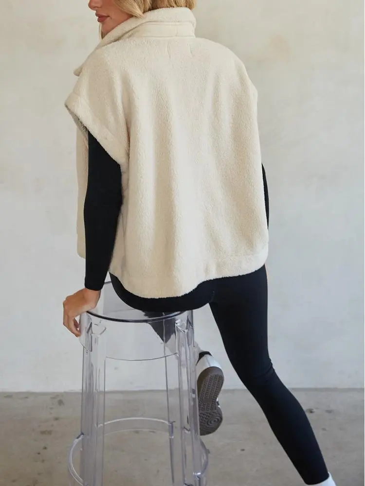 Oversized Fleece Vest