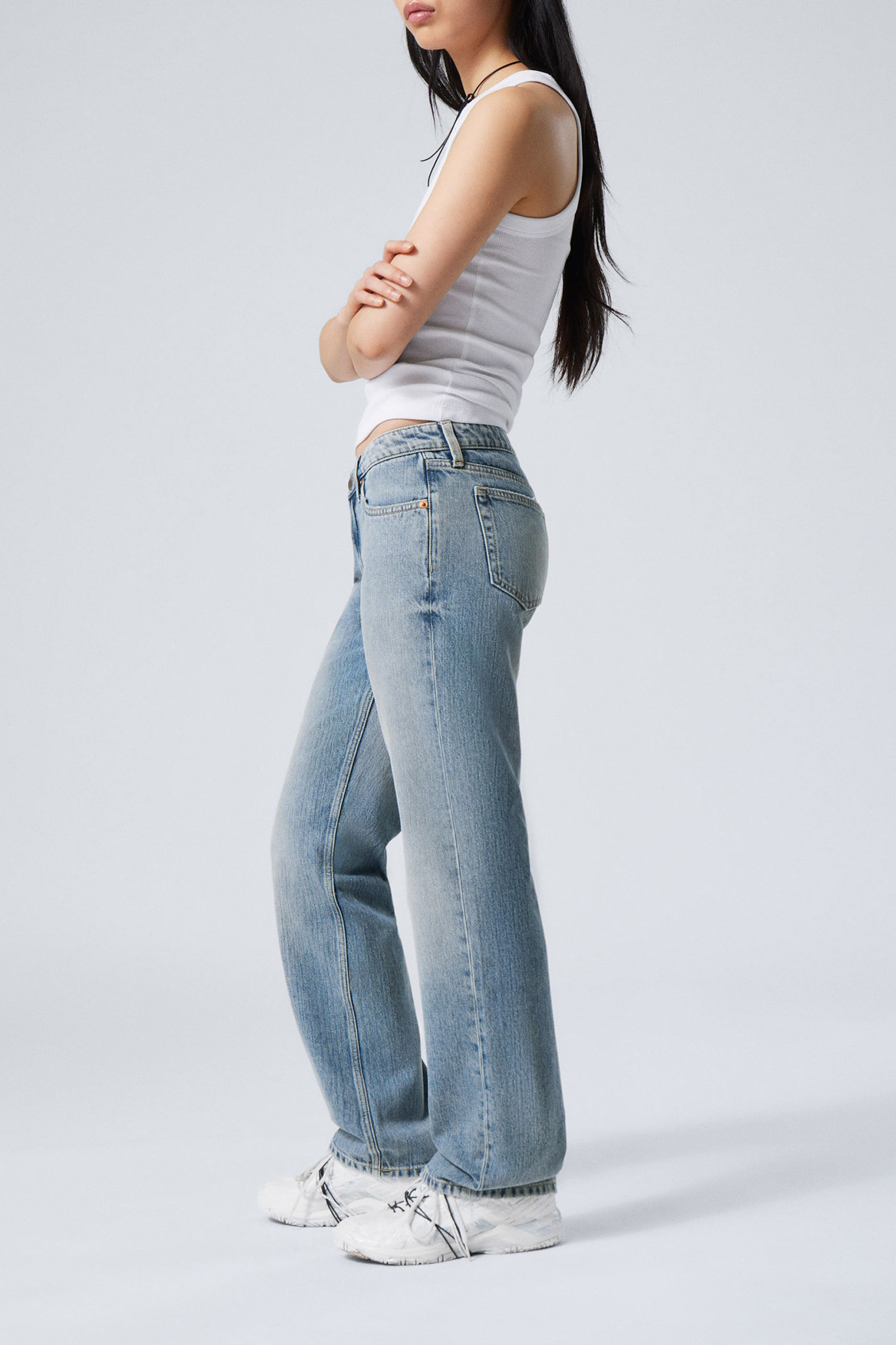 Straight Low Waist Jeans