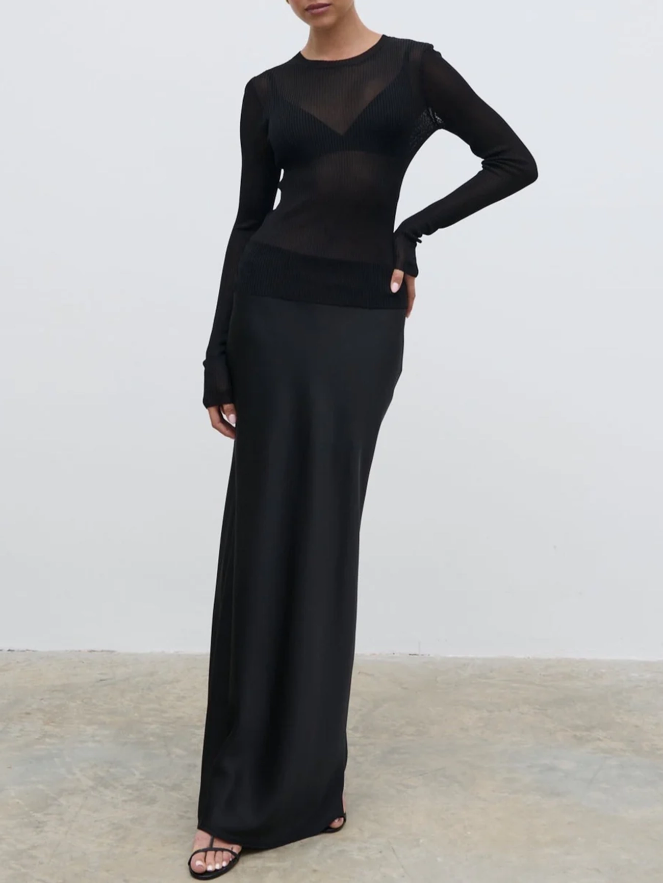 Sheer Knit Top