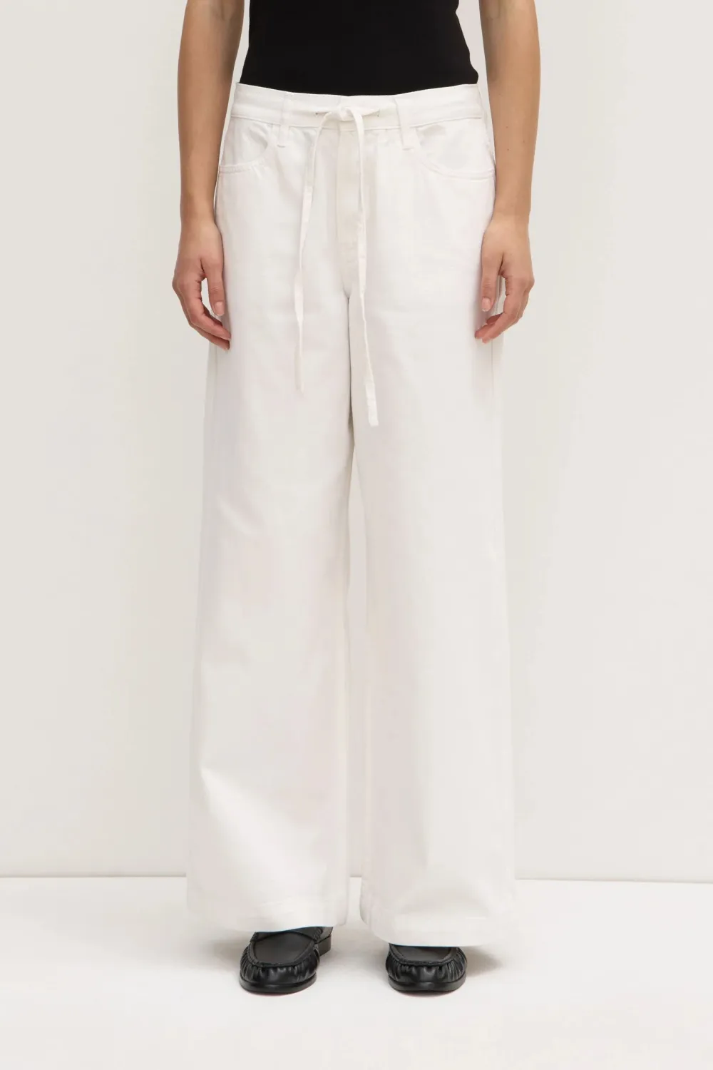 Loose Cotton Elastic Band Pants