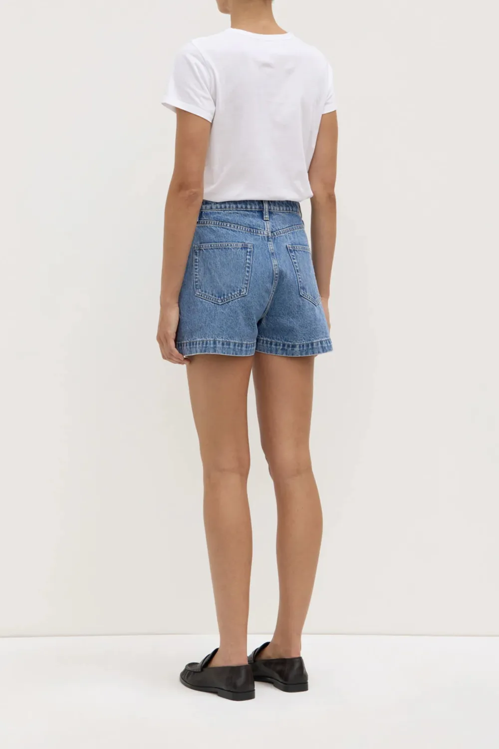 High Waisted Denim Shorts