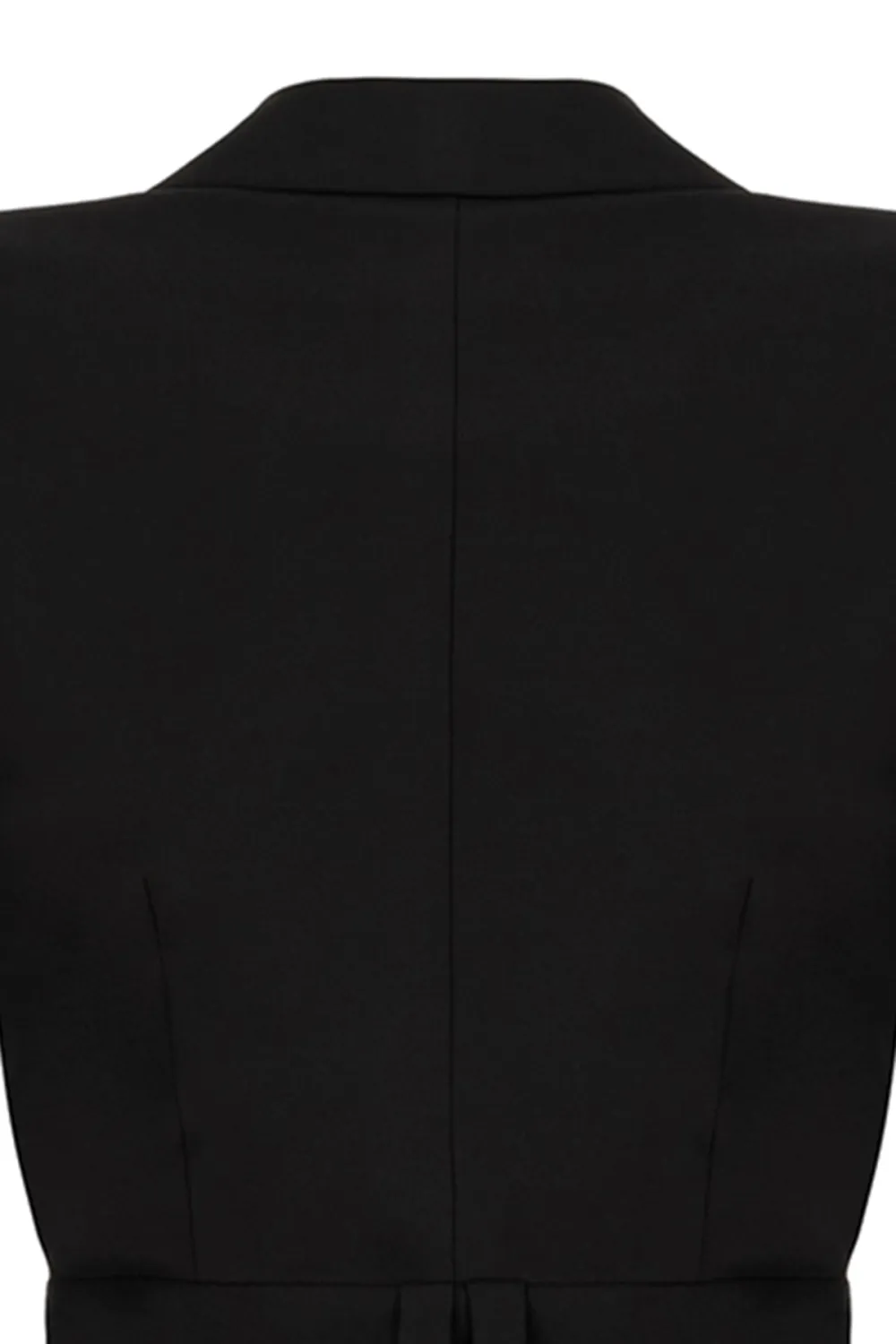 V-neck Jumpsuit-Dark Brown