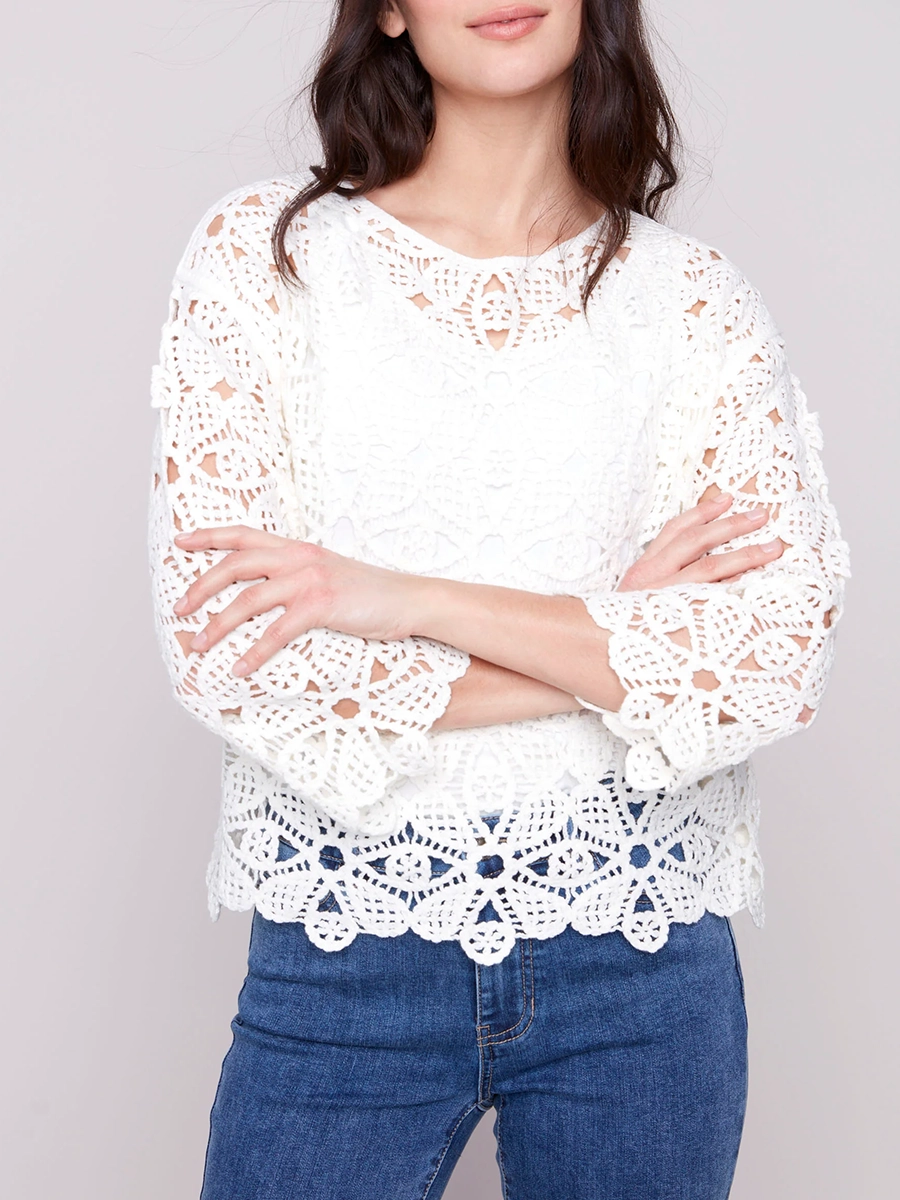 Elegant And High-End Art Pattern Women's Top
