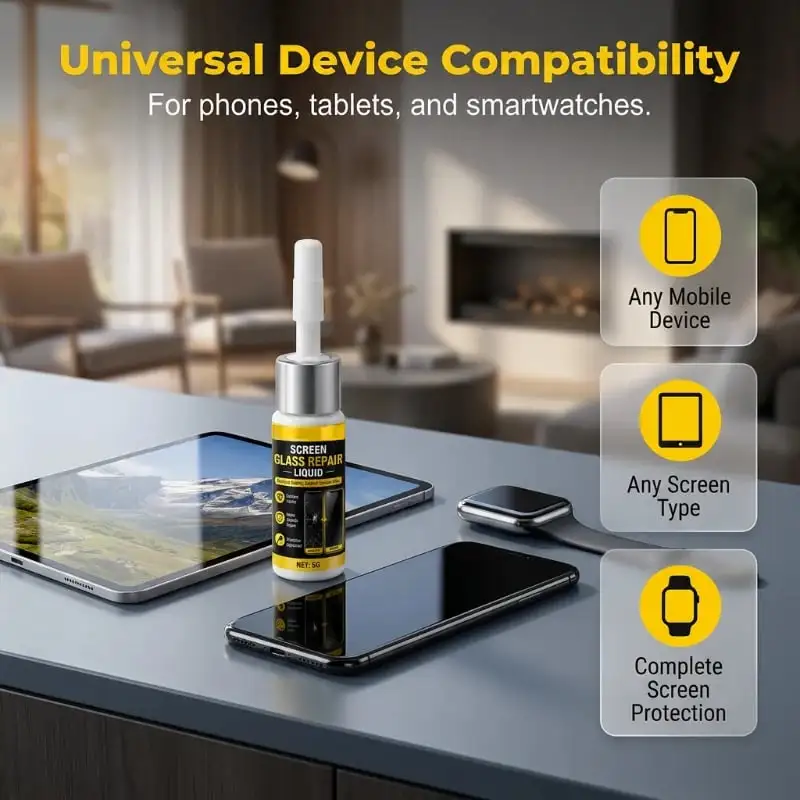 Portable Screen Scratch Repair Liquid – Nano Polish, for Minor Scratches 📱