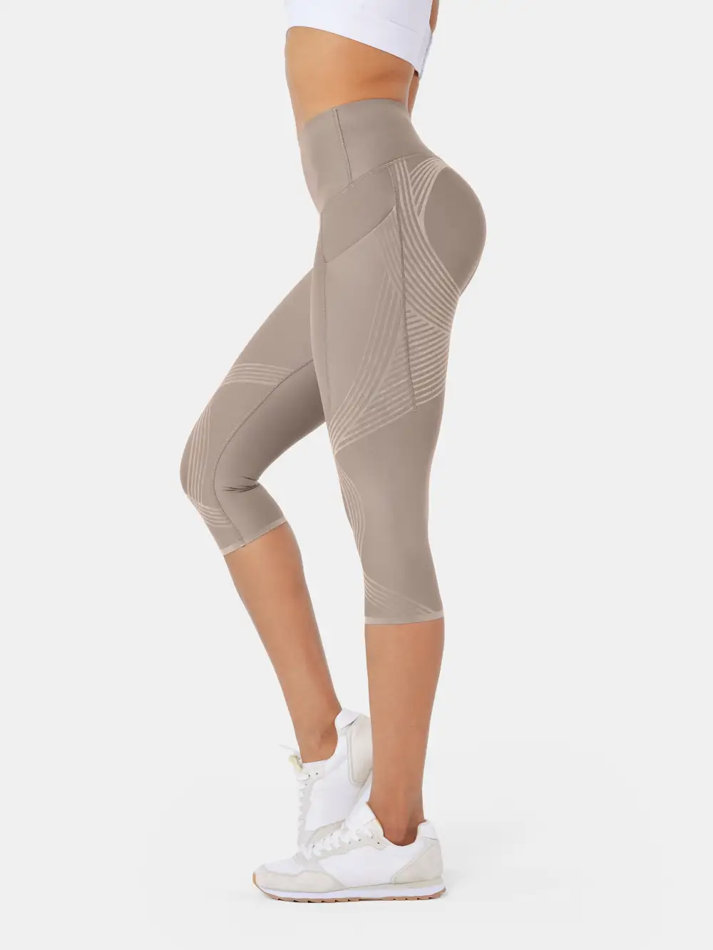 Body Sculpt Side Pocket Capri Leggings