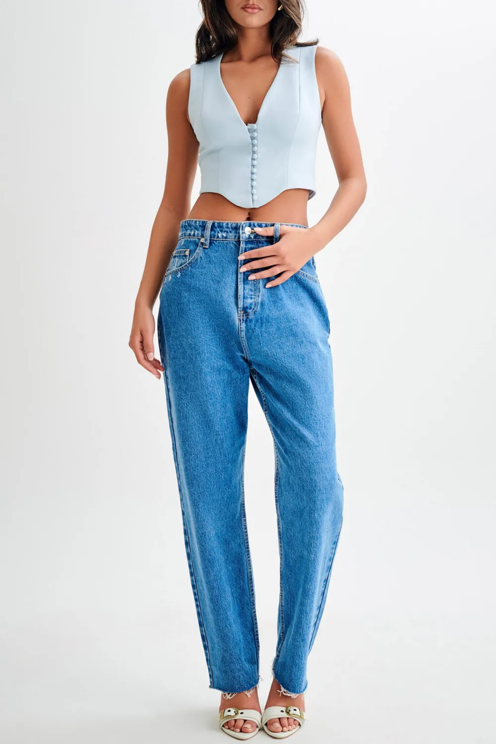 Cotton Sleeveless Top