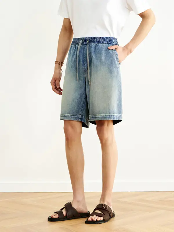 Men's Lightweight Denim Denim Shorts