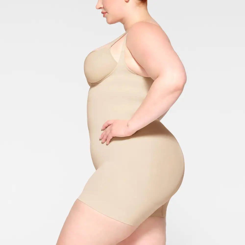 Open Bust Shortie Bodysuit