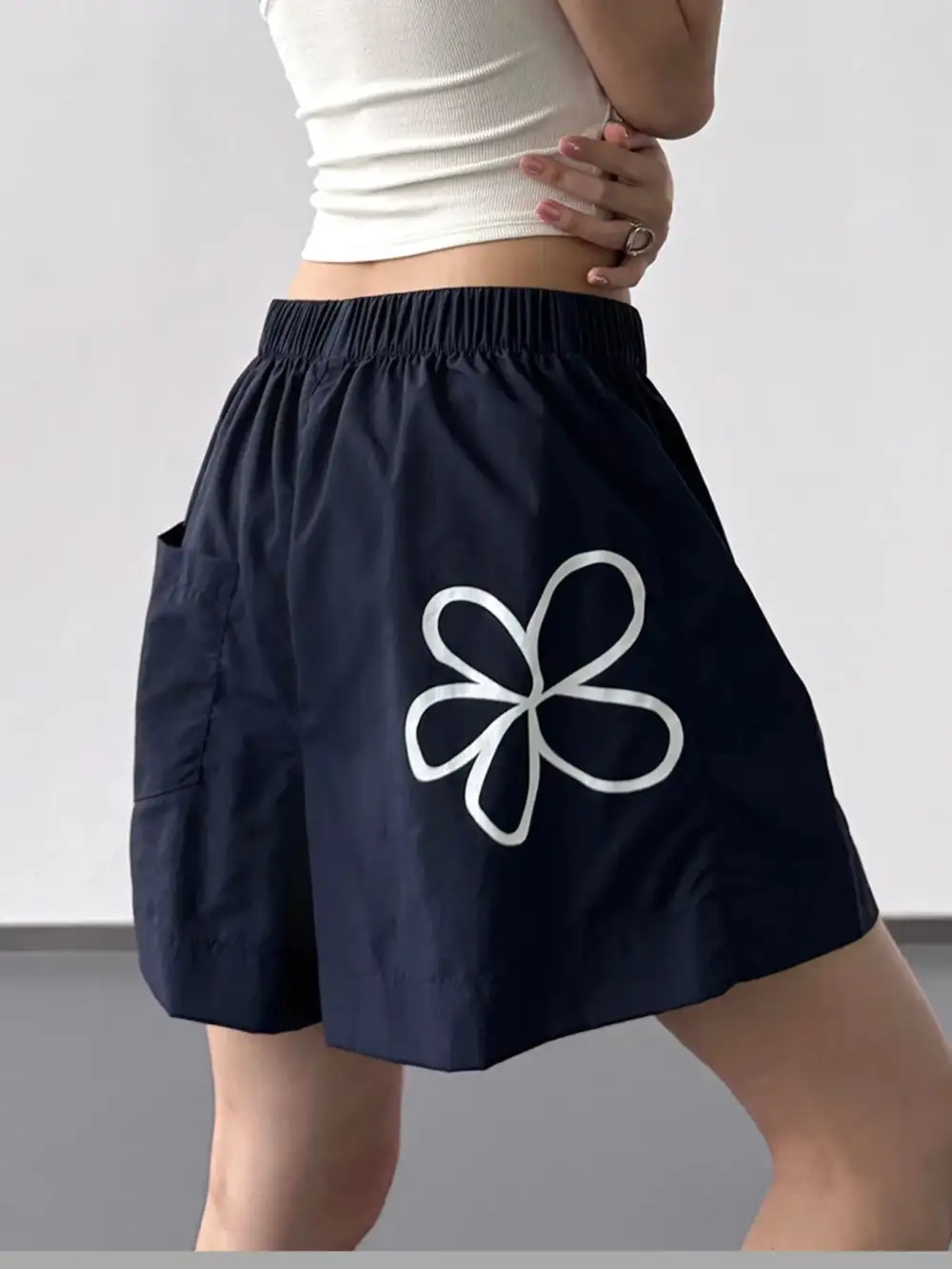 Everyday Elastic Waist Shorts