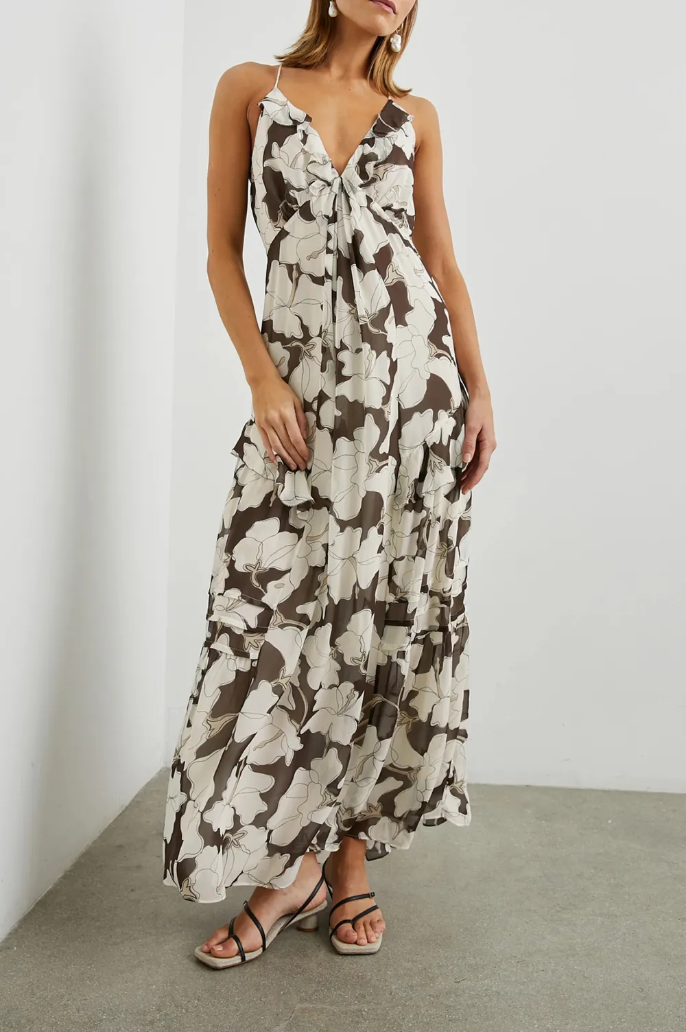Gossamer Frilled Long Dress