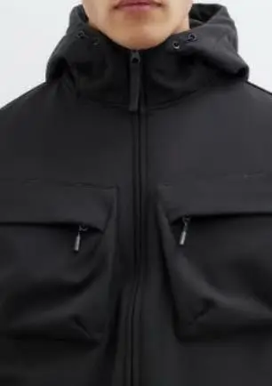 Men's Double Pocket Fashion Hooded Jacket